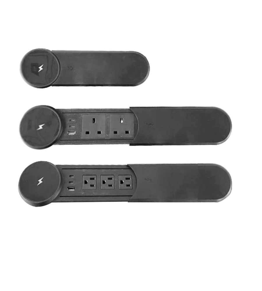 Charging socket with USB-C PD and 15W wireless charger